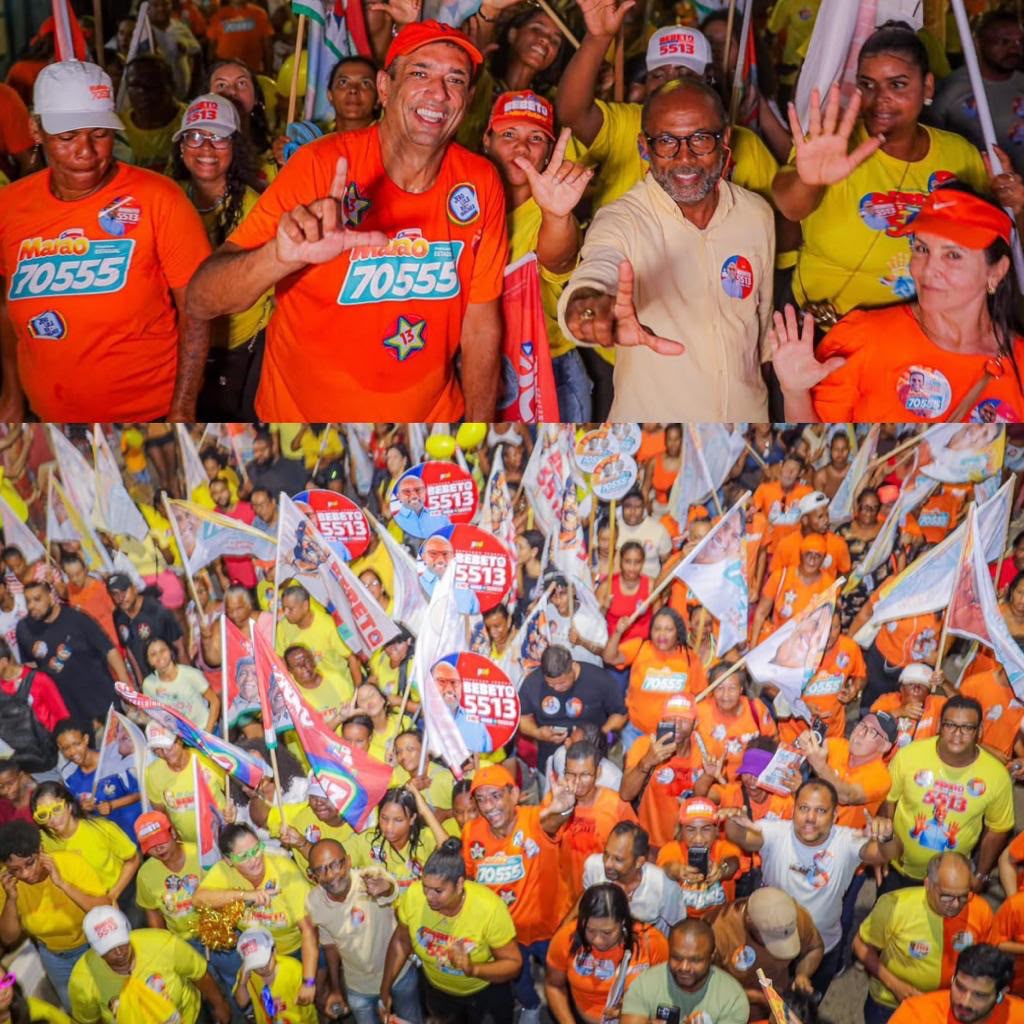 Marão e Bebeto reforçam unidade política em caminhada marcada por pertencimento e identidade regional